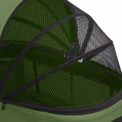 vidaXL 2-Layers Folding Dog Stroller 83x48x97 cm Oxford Fabric Multi Colours - green - Additional view 9