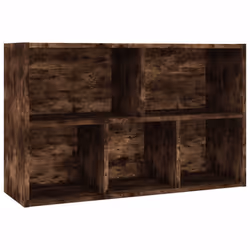 vidaXL Book Cabinet/Sideboard Home Bookshelf Stand Highboard Engineered Wood - smoked oak - Additional view 7