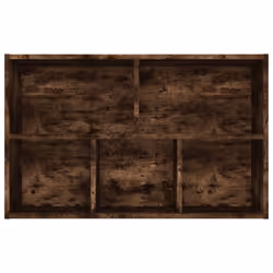 vidaXL Book Cabinet/Sideboard Home Bookshelf Stand Highboard Engineered Wood - smoked oak - Additional view 8