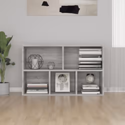 vidaXL Book Cabinet/Sideboard Home Bookshelf Stand Highboard Engineered Wood - grey sonoma - Additional view 2
