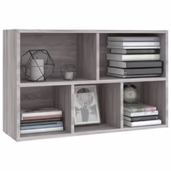 vidaXL Book Cabinet/Sideboard Home Bookshelf Stand Highboard Engineered Wood - grey sonoma - Additional view 4