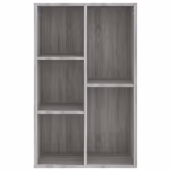vidaXL Book Cabinet/Sideboard Home Bookshelf Stand Highboard Engineered Wood - grey sonoma - Additional view 5