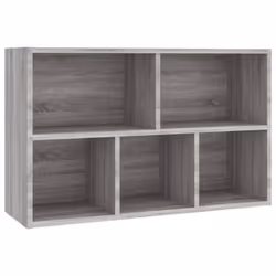 vidaXL Book Cabinet/Sideboard Home Bookshelf Stand Highboard Engineered Wood - grey sonoma - Additional view 7