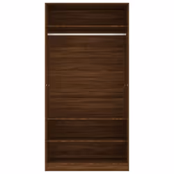 vidaXL Wardrobe Clothing Storage Hanger Clothes Cabinet Closet Engineered Wood - brown oak - Additional view 4