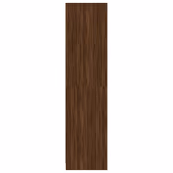 vidaXL Wardrobe Clothing Storage Hanger Clothes Cabinet Closet Engineered Wood - brown oak - Additional view 5
