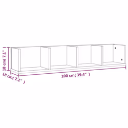 VidaXL 826617 shelve Wood Oak, Brown - Additional view 7