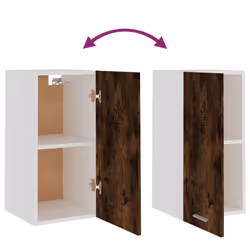 vidaXL Kitchen Cabinet Home Storage Shelf Organiser Cupboard Engineered Wood - smoked oak, hanging cabinet 30 cm - Additional view 7