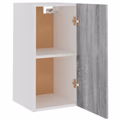 vidaXL Kitchen Cabinet Home Storage Shelf Organiser Cupboard Engineered Wood - grey sonoma, hanging cabinet 30 cm - Additional view 5