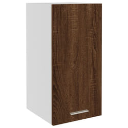 vidaXL Kitchen Cabinet Home Storage Shelf Organiser Cupboard Engineered Wood - brown oak, hanging cabinet 30 cm