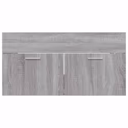 vidaXL Bathroom Furniture Set 2 Piece Engineered Wood Sink Cabinet Storage - grey sonoma - Additional view 7