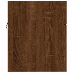 vidaXL Bathroom Furniture Set 2 Piece Engineered Wood Sink Cabinet Storage - brown oak - Additional view 8