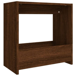 vidaXL Side Table Chipboard Magazine Rack Coffee Couch Table Multi Colours - brown oak
