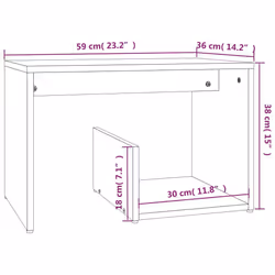VidaXL 826633 coffee/side/end table - Additional view 7