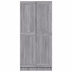 vidaXL Wardrobe Engineered Wood Clothing Cabinet Hanger Shelf Multi Colours - grey sonoma - Additional view 4