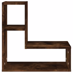 vidaXL Wall Shelves Wall Mounted Shelf Floating Shelf Engineered Wood 2 pcs - smoked oak - Additional view 4