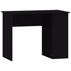 vidaXL Desk Office Computer Desk Study Desk Writing Table Engineered Wood - black