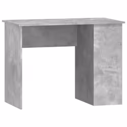 vidaXL Desk Office Computer Desk Study Desk Writing Table Engineered Wood - concrete grey