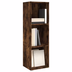 vidaXL Book Cabinet/TV Cabinet Smoked Oak 36x30x114 cm Engineered Wood Shelf - Additional view 2