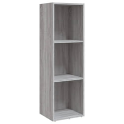 vidaXL Book Cabinet/TV Cabinet Engineered Wood Highboard Cupboard Bookshelf - grey sonoma