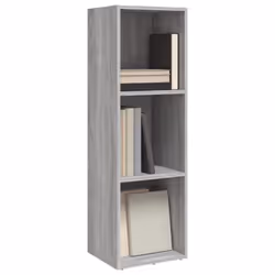 vidaXL Book Cabinet/TV Cabinet Engineered Wood Highboard Cupboard Bookshelf - grey sonoma - Additional view 2