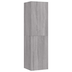 vidaXL TV Cabinet Engineered Wood Wall Mounted Stand Living Room TV Console - grey sonoma, 30.5 x 30 x 110 cm/ 1 pcs