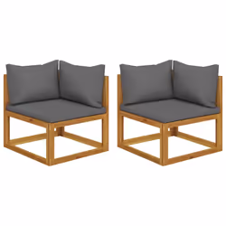 VidaXL 318551, Dark Grey, Acacia wood, Adults & Children, 700 mm, 700 mm, 600 mm