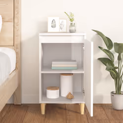 VidaXL 819632 nightstand/bedside table White