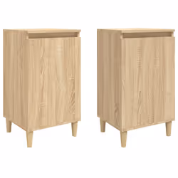 VidaXL 819635, Oak, Wood, 400 mm, 350 mm, 700 mm, 2 pc(s)