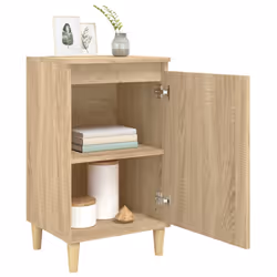 VidaXL 819635 nightstand/bedside table Oak - Additional view 4