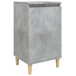 VidaXL 819636 nightstand/bedside table Concrete colour