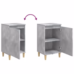 VidaXL 819637 nightstand/bedside table Concrete colour - Additional view 8