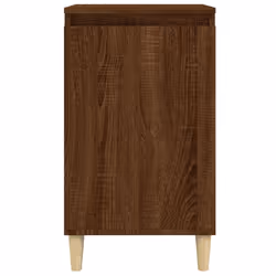 vidaXL 1/2x Bedside Cabinet Engineered Wood End Table Nightstand Multi Colours - brown oak, 1 pcs - Additional view 4