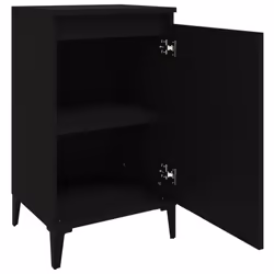 VidaXL 819647 nightstand/bedside table Black - Additional view 5