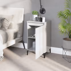 VidaXL 819648 nightstand/bedside table White
