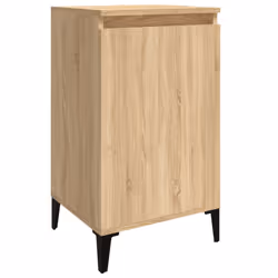 vidaXL 1/2x Bedside Cabinet White 40x35x70 cm Engineered Wood Multi Colours - sonoma oak, 2 pcs - Additional view 4