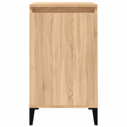 vidaXL 1/2x Bedside Cabinet White 40x35x70 cm Engineered Wood Multi Colours - sonoma oak, 2 pcs - Additional view 6