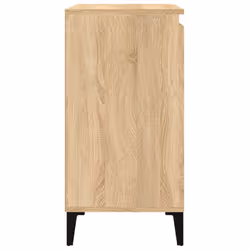 vidaXL 1/2x Bedside Cabinet White 40x35x70 cm Engineered Wood Multi Colours - sonoma oak, 2 pcs - Additional view 7