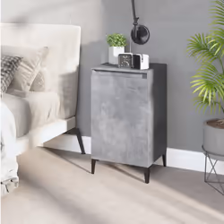 VidaXL 819652 nightstand/bedside table Concrete colour