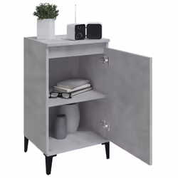 VidaXL 819652 nightstand/bedside table Concrete colour - Additional view 4