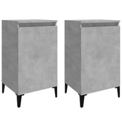 VidaXL 819653 nightstand/bedside table Concrete colour