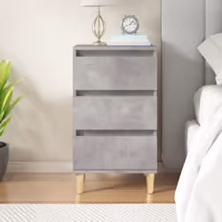 VidaXL 819664 nightstand/bedside table Concrete colour
