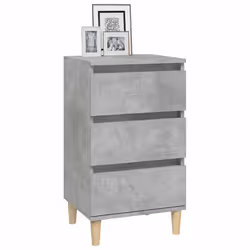 VidaXL 819664 nightstand/bedside table Concrete colour
