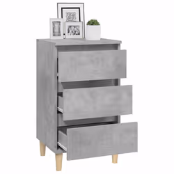 VidaXL 819664 nightstand/bedside table Concrete colour - Additional view 4