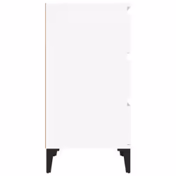 vidaXL Bedside Cabinet Side Table Nightstand Telephone Stand Engineered Wood - white - Additional view 7