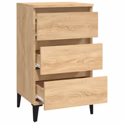 vidaXL Bedside Cabinet Side Table Nightstand Telephone Stand Engineered Wood - sonoma oak - Additional view 5
