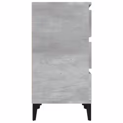 vidaXL Bedside Cabinet Side Table Nightstand Telephone Stand Engineered Wood - concrete grey - Additional view 7
