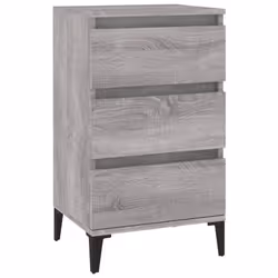 vidaXL Bedside Cabinet Side Table Nightstand Telephone Stand Engineered Wood - grey sonoma