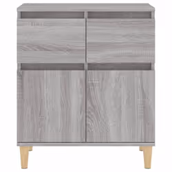 vidaXL Sideboard Cabinet Cupboard Highboard Home Organiser Engineered Wood - grey sonoma - Additional view 6