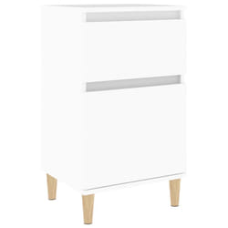 VidaXL 819692 nightstand/bedside table White