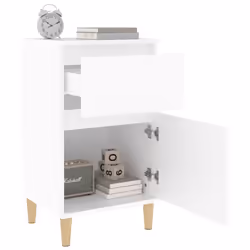 VidaXL 819692 nightstand/bedside table White - Additional view 5